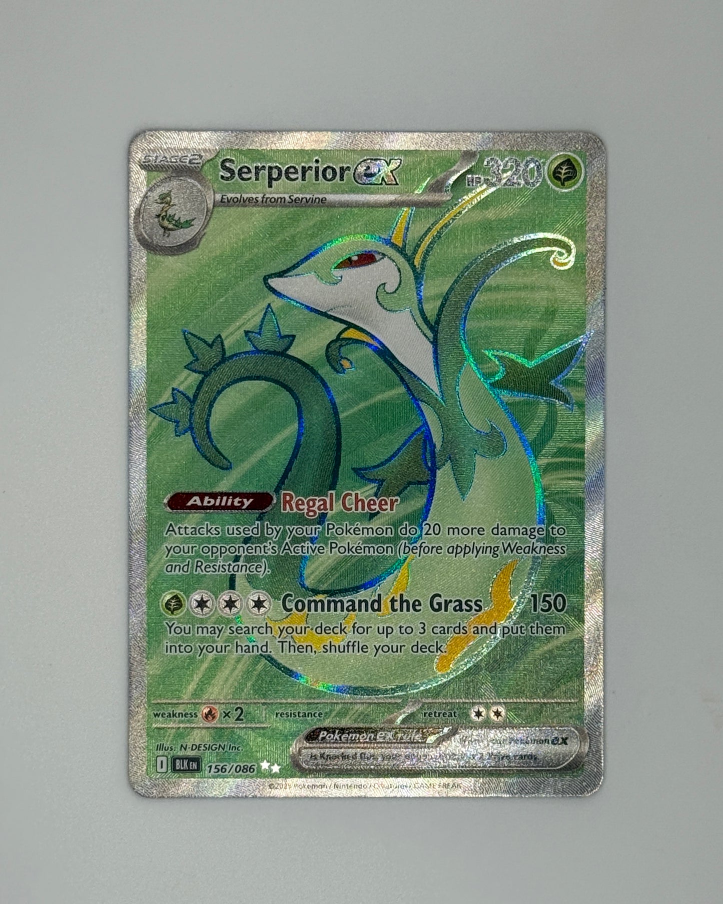 Pokemon Black Bolt Serperior ex