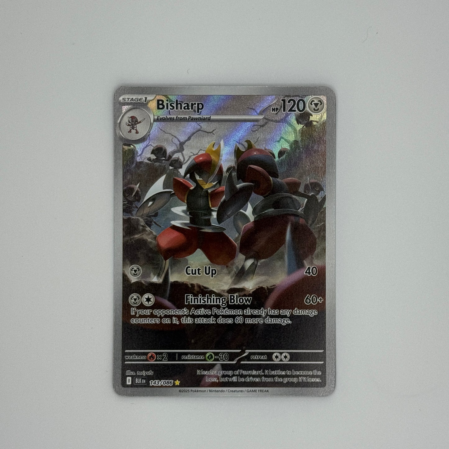 Pokemon Black Bolt Bisharp 143