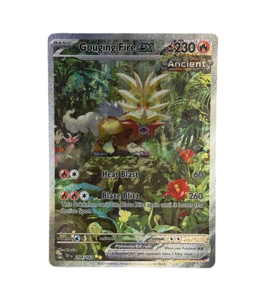 Pokemon Temporal Forces Gouging Fire ex #204