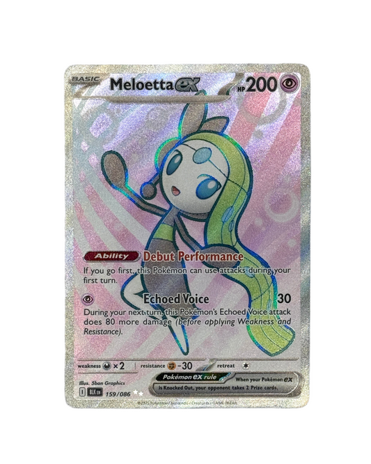 Pokemon Black Bolt Meloetta ex 159#