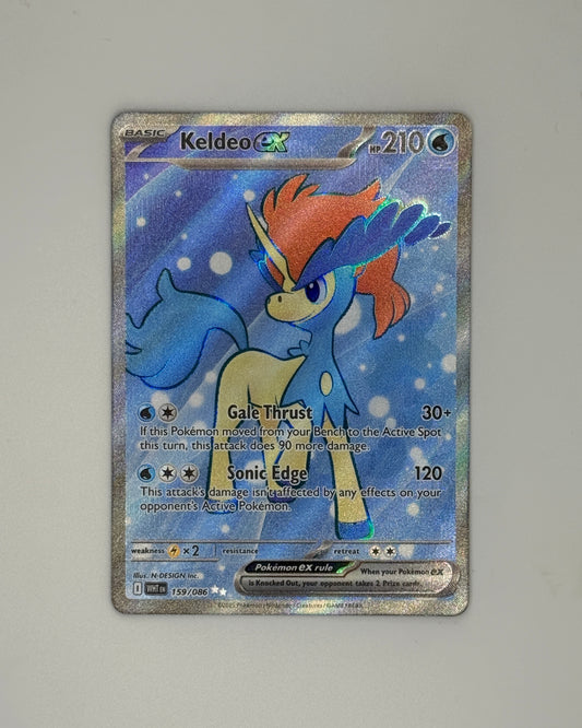 Pokemon White Flare Keldeo ex #159