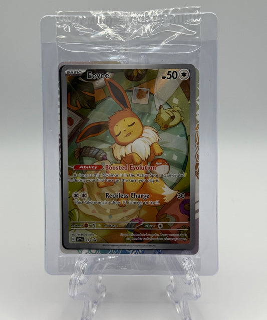 Pokemon Prismatic Evolutions ETB Promo Eevee 173 Sealed