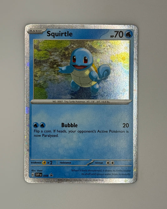 Pokemon 151 Squirtle 048 Promo
