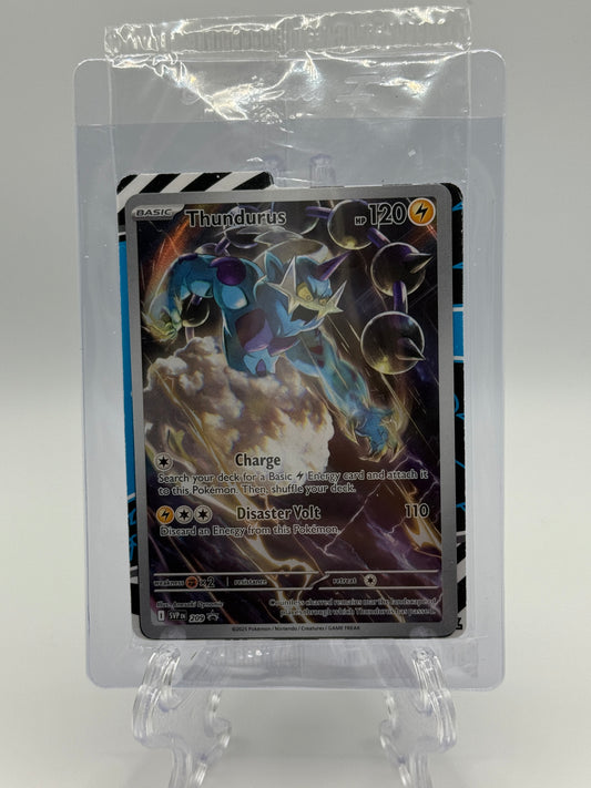 Pokemon Black Bolt ETB Promo Thundurus 209 Sealed