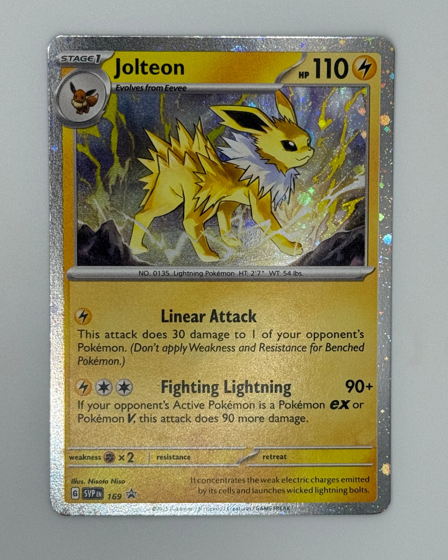 Pokemon Prismatic Evolutions Jolteon 169 Promo