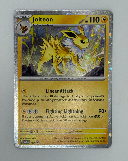 Pokemon Prismatic Evolutions Jolteon 169 Promo