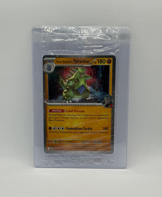 Pokemon Center Stamped Team Rocket's Tyranitar Promo Card