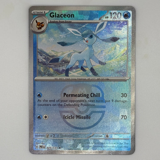 Pokemon Prismatic Evolutions Glaceon Masterball #25